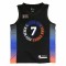 Men's New York Knicks Carmelo Anthony #7 Nike Black 2020/21 Swingman Jersey - City Edition