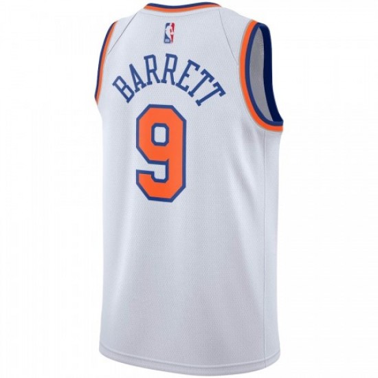 Men's New York Knicks RJ Barrett #9 Nike White 2019/20 Swingman Jersey - Association Edition