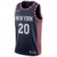 Men's New York Knicks Kevin Knox II #20 Nike Navy 2019/20 Finished Swingman Jersey - City Edtion