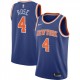 Men's New York Knicks Derrick Rose #4 Nike Blue 2020/21 Swingman Jersey - Icon Edition