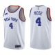 Men's New York Knicks Derrick Rose #4 White 2021/22 Swingman Jersey - Classic Edition