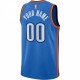 Oklahoma City Thunder Nike Swingman Custom Jersey Blue - Icon Edition