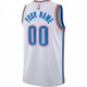 Oklahoma City Thunder Nike 2020/21 Swingman Custom Jersey - Association Edition - White