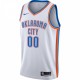 Oklahoma City Thunder Nike 2020/21 Swingman Custom Jersey - Association Edition - White