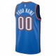 Oklahoma City Thunder Nike Unisex 2022/23 Swingman Custom Jersey Blue - Icon Edition