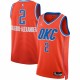 Shai Gilgeous-Alexander Oklahoma City Thunder Jordan Brand 2022/23 Statement Edition Swingman Jersey - Orange