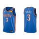 Men's Oklahoma City Thunder Josh Giddey #3 Nike Blue 20/21 Swingman Jersey- Icon Edition