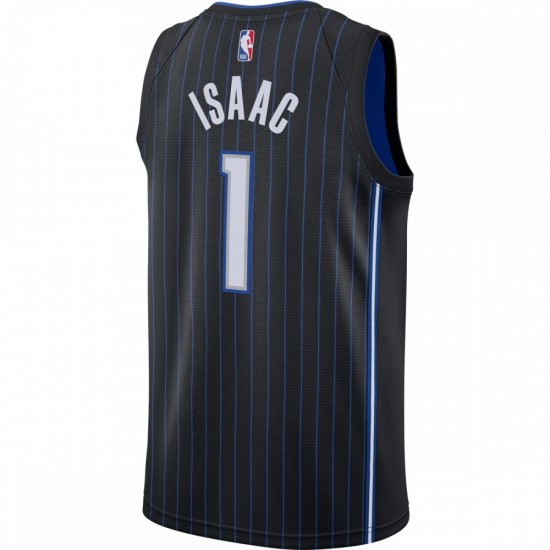 Jonathan Isaac Orlando Magic Nike 2020/21 Swingman Jersey - Black - Icon Edition