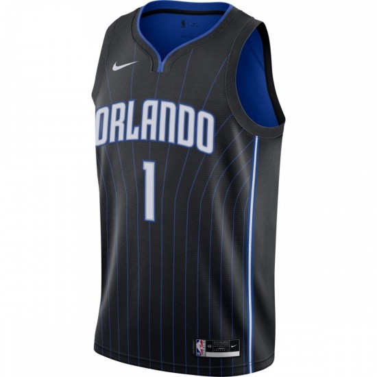 Jonathan Isaac Orlando Magic Nike 2020/21 Swingman Jersey - Black - Icon Edition