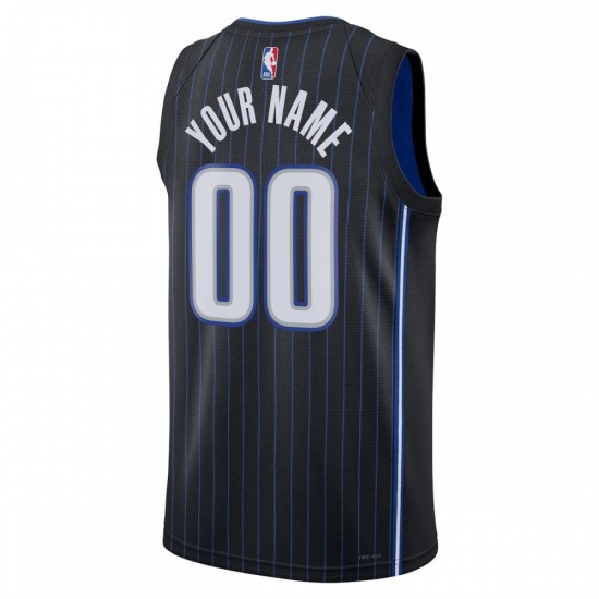 Orlando Magic Nike Unisex 2022/23 Swingman Custom Jersey Black - Icon Edition