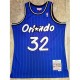 Men's Orlando Magic Shaquille O'Neal #32 Throwback Mitchell & Ness Blue 94-95 Hardwood Classics Jersey