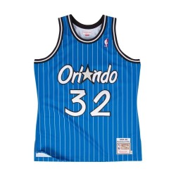 Men's Orlando Magic Shaquille O'Neal #32 Throwback Mitchell & Ness Blue 94-95 Hardwood Classics Jersey