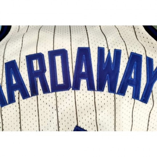 Men's Orlando Magic Anfernee Hardaway #1 Throwback Mitchell & Ness White 93-94 Hardwood Classics Jersey