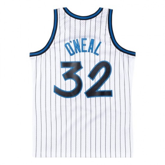 Men's Orlando Magic Shaquille O'Neal #32 Throwback Mitchell & Ness White 93-94 Hardwood Classics Jersey