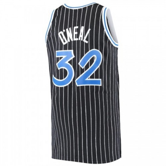 Men's Orlando Magic Shaquille O'Neal #32 Throwback Mitchell & Ness Black 94-95 Hardwood Classics Jersey