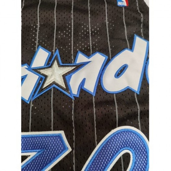 Men's Orlando Magic Shaquille O'Neal #32 Throwback Mitchell & Ness Black 94-95 Hardwood Classics Jersey