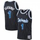 Men's Orlando Magic Anfernee Hardaway #1 Throwback Mitchell & Ness Black 94-95 Hardwood Classics Jersey