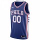 Philadelphia 76ers Nike Swingman Custom Jersey Blue - Icon Edition