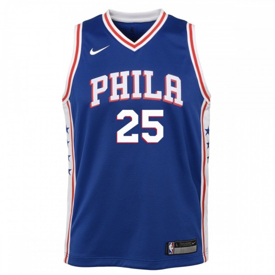 Ben Simmons Philadelphia 76ers Nike Youth Swingman Jersey Royal - Icon Edition