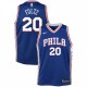 Markelle Fultz Philadelphia 76ers Nike Youth Swingman Jersey Blue - Icon Edition