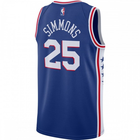 Ben Simmons Philadelphia 76ers Nike 2020/21 Swingman Jersey - Royal - Icon Edition