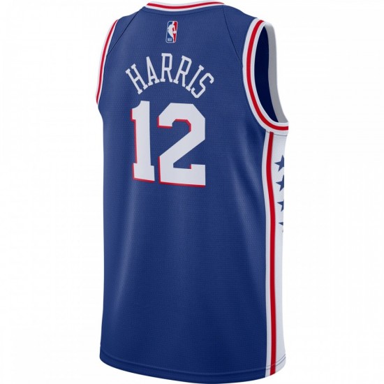 Tobias Harris Philadelphia 76ers Nike 2020/21 Swingman Jersey - Royal - Icon Edition