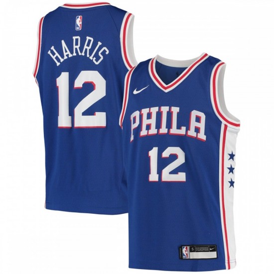 Tobias Harris Philadelphia 76ers Nike Youth 2020/21 Swingman Jersey - Icon Edition - Royal