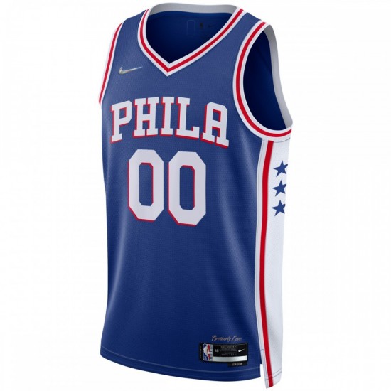 Philadelphia 76ers Nike 2021/22 Diamond Swingman Custom Jersey - Icon Edition - Royal