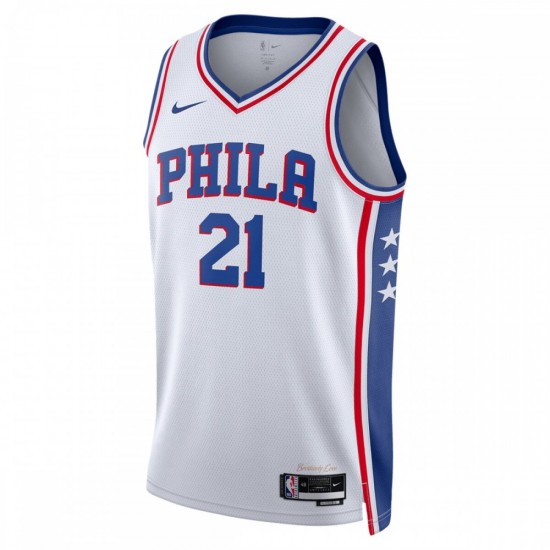 Joel Embiid Philadelphia 76ers Nike Unisex 2022/23 Swingman Jersey - Association Edition - White