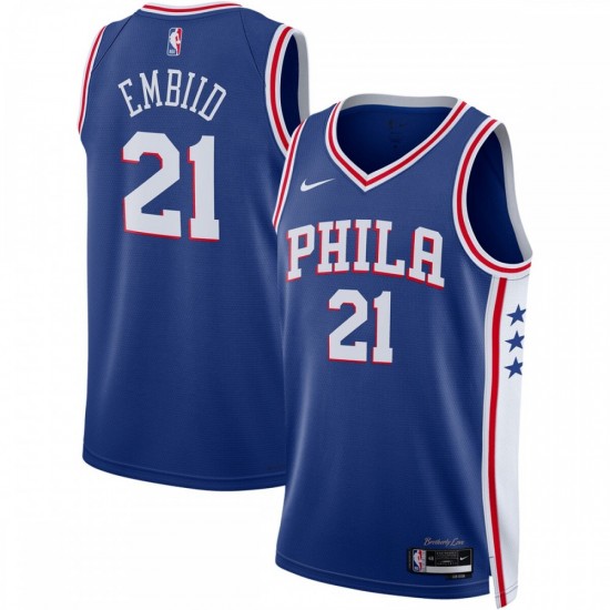 Joel Embiid Philadelphia 76ers Nike Unisex 2022/23 Swingman Jersey - Icon Edition - Royal