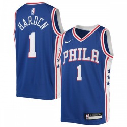 James Harden Philadelphia 76ers Nike Youth 2021/22 Swingman Jersey - Icon Edition - Royal