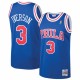 Allen Iverson Philadelphia 76ers Throwback Mitchell & Ness 1996-97 Hardwood Classics Swingman Jersey - Royal