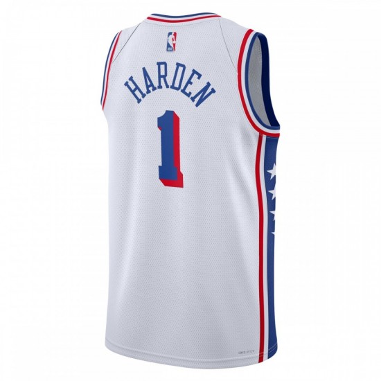 James Harden Philadelphia 76ers Nike Unisex Swingman Jersey - Association Edition - White