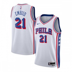 Joel Embiid Philadelphia 76ers Nike Unisex Swingman Jersey - Association Edition - White