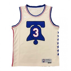 Men's Philadelphia 76ers Allen Iverson #3 Nike 2021 Swingman Jersey - Earned Edition