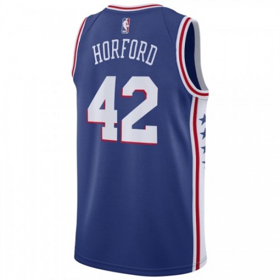 Men's Philadelphia 76ers Al Horford #42 Nike Royal 2019/20 Swingman Jersey - Icon Edition