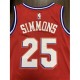 Men's Philadelphia 76ers Ben Simmons #25 Red Swingman Jersey - Statement Edition