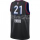 Men's Philadelphia 76ers Joel Embiid #21 Nike Black 2020/21 Swingman Player Jersey – City Edition