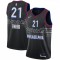 Men's Philadelphia 76ers Joel Embiid #21 Nike Black 2020/21 Swingman Player Jersey – City Edition