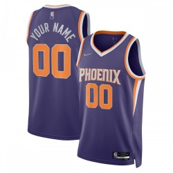 Phoenix Suns Nike 2021/22 Diamond Swingman Custom Jersey - Icon Edition - Purple