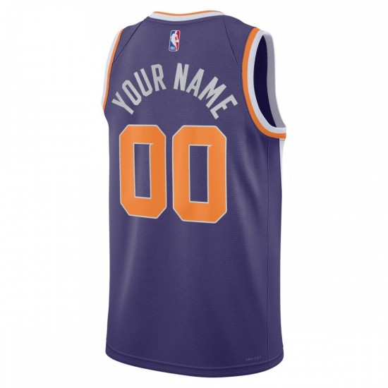 Phoenix Suns Nike Unisex 2022/23 Swingman Custom Jersey Purple - Icon Edition