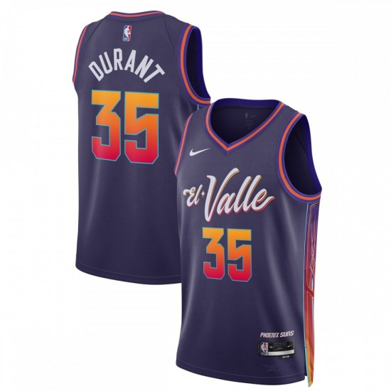 Kevin Durant Phoenix Suns Nike Unisex 2023/24 Swingman Jersey - Purple - City Edition