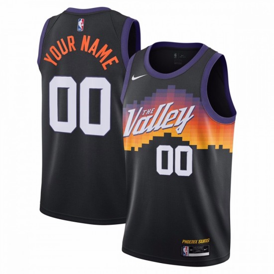 Phoenix Suns Nike Unisex 2020/21 Custom Swingman Jersey - Black - City Edition