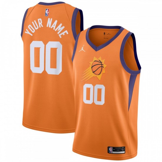 Phoenix Suns Jordan Brand Swingman Custom Jersey - Statement Edition - Orange