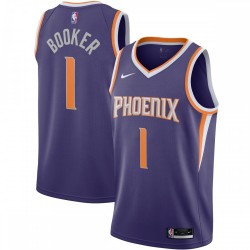 Devin Booker Phoenix Suns Nike 2020/21 Swingman Jersey - Purple - Icon Edition