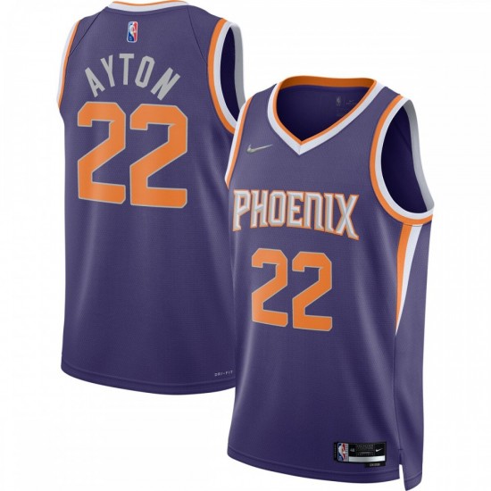 Deandre Ayton Phoenix Suns Nike 2021/22 Diamond Swingman Jersey - Icon Edition - Purple