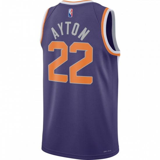 Deandre Ayton Phoenix Suns Nike 2021/22 Diamond Swingman Jersey - Icon Edition - Purple