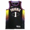 Men's Phoenix Suns Devin Booker #1 Nike Black 2021/22 Swingman NBA Jersey-Mixtape Edition