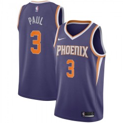 Men's Phoenix Suns Chris Paul #3 Nike Purple 2020/21 Swingman Jersey - Icon Edition