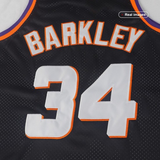 Men's Phoenix Suns Charles Barkley #34 Mitchell&Ness Black 1992-93 Hardwood Classics Jersey